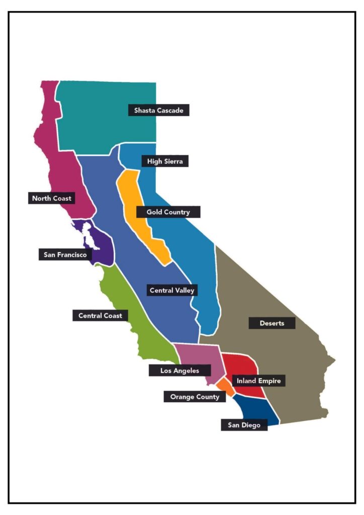California County City Map
