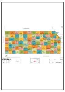 Kansas County Map [Map of KS Counties and Cities]