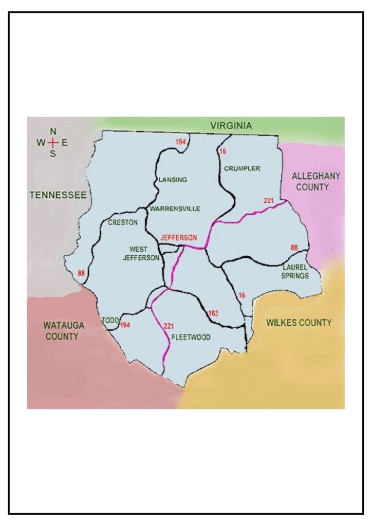 Map of TN Cities and Counties