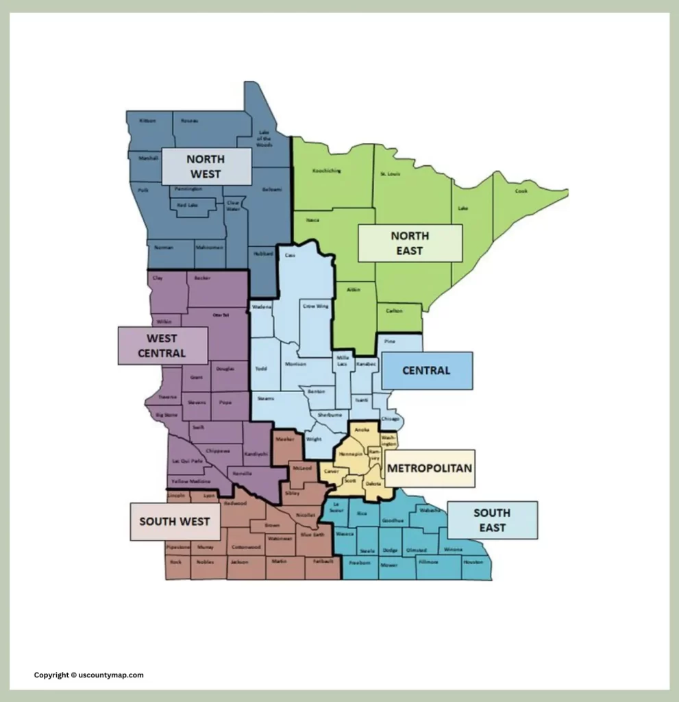 Minnesota map