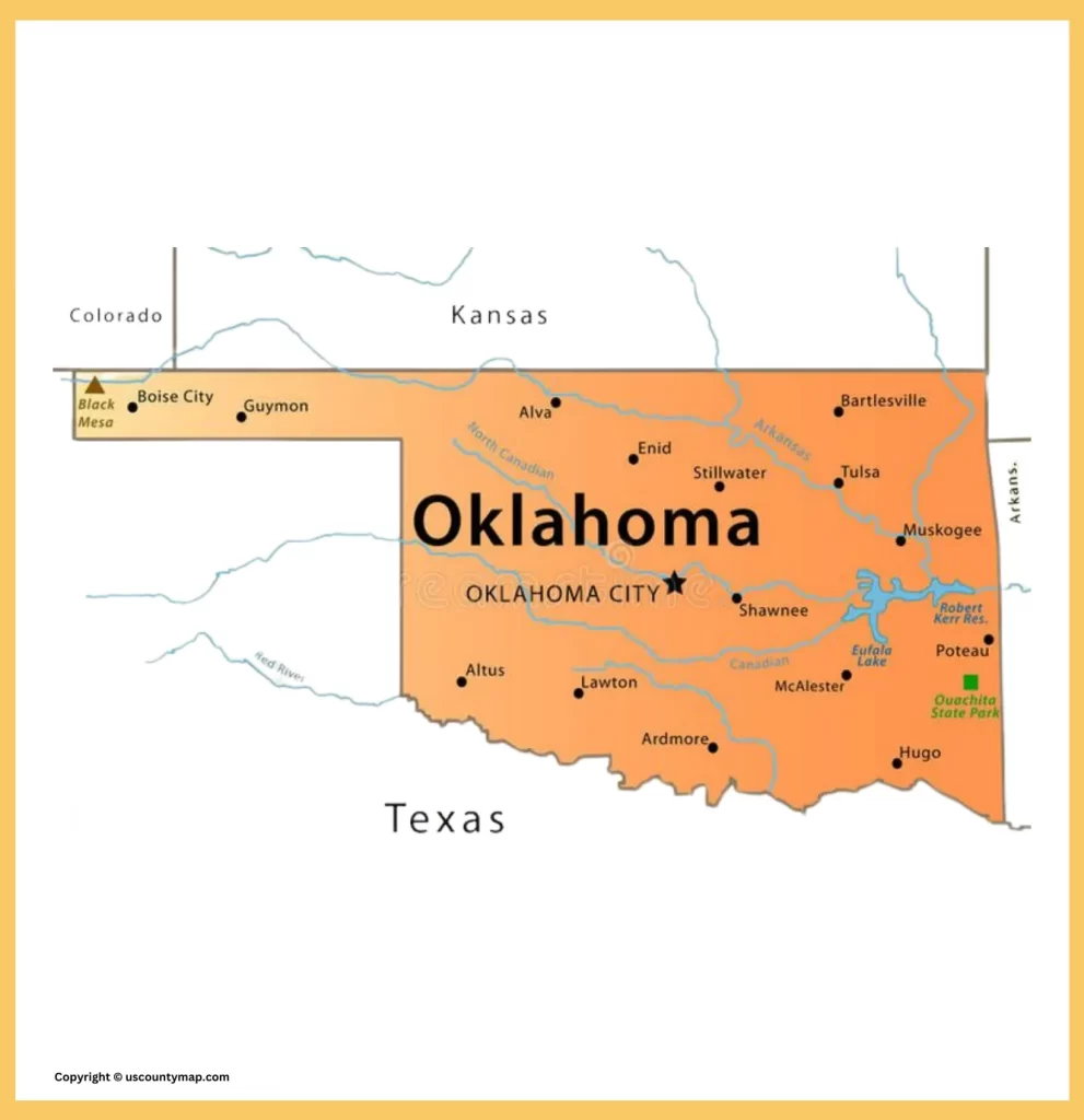 Oklahoma County Map