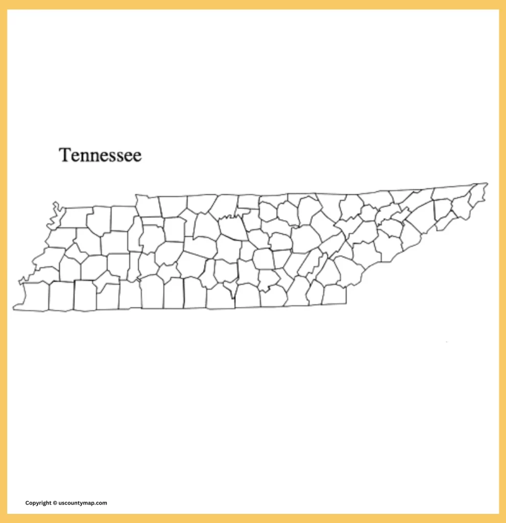 Tennessee County Map [Map of TN Counties and Cities]