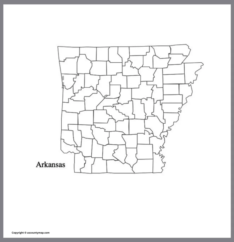 Arkansas County Map [Map of AR Counties and Cities]