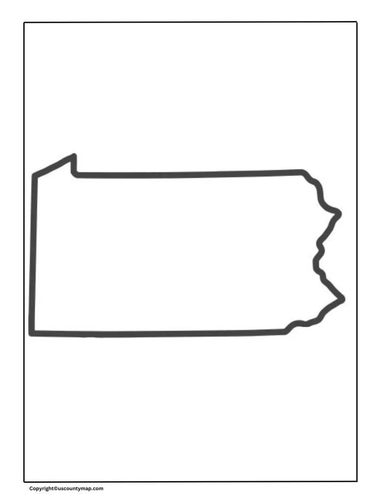 Pennsylvania Map Outline