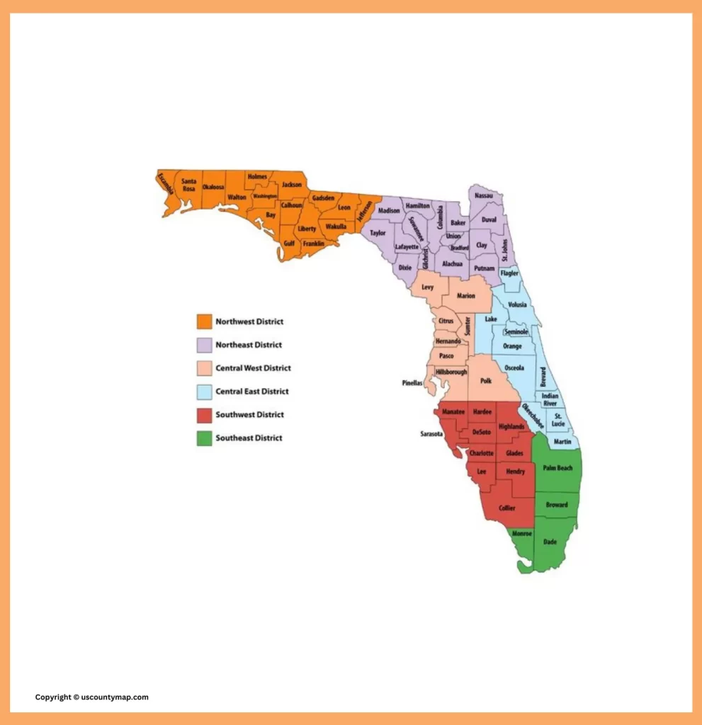 Map of FL Counties