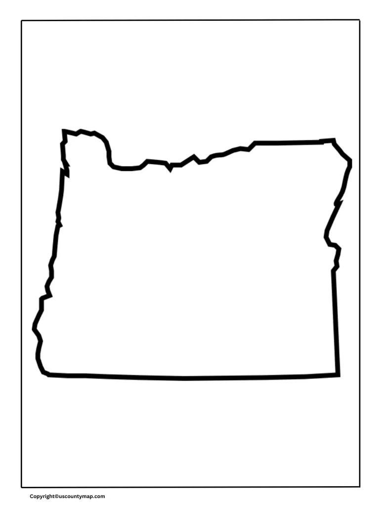 Oregon Map Worksheet