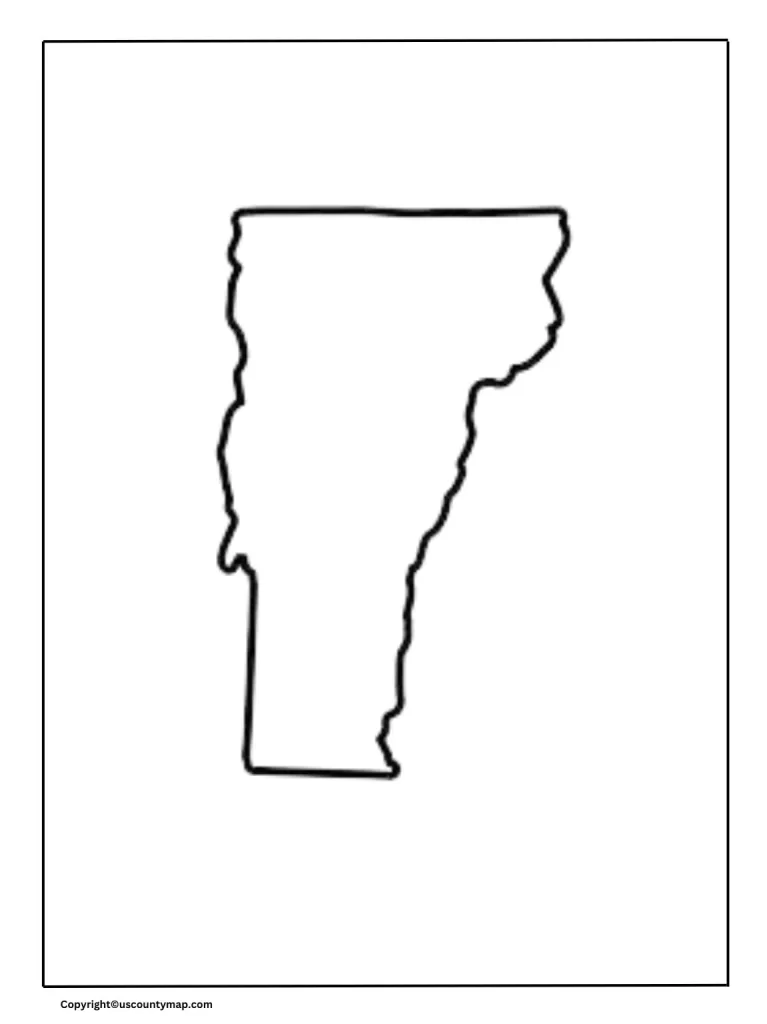 Vermont Map Worksheet