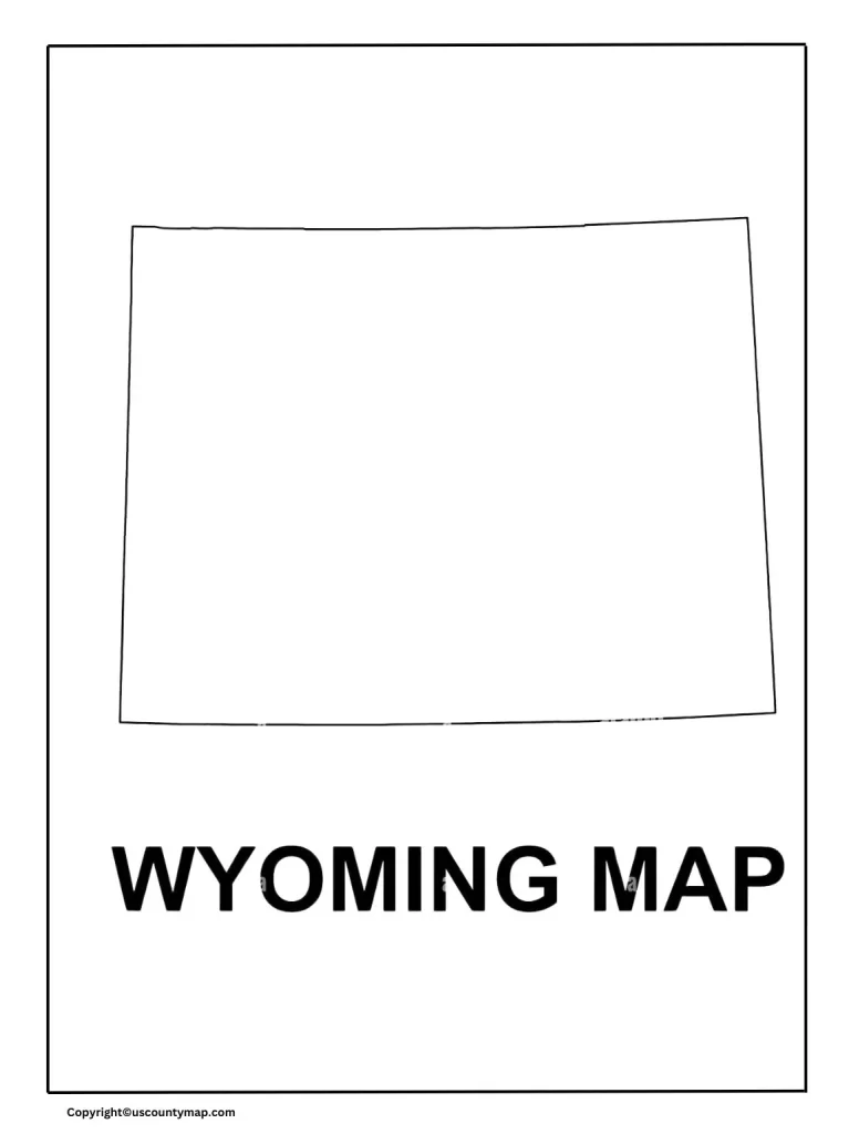 Wyoming Map Worksheet