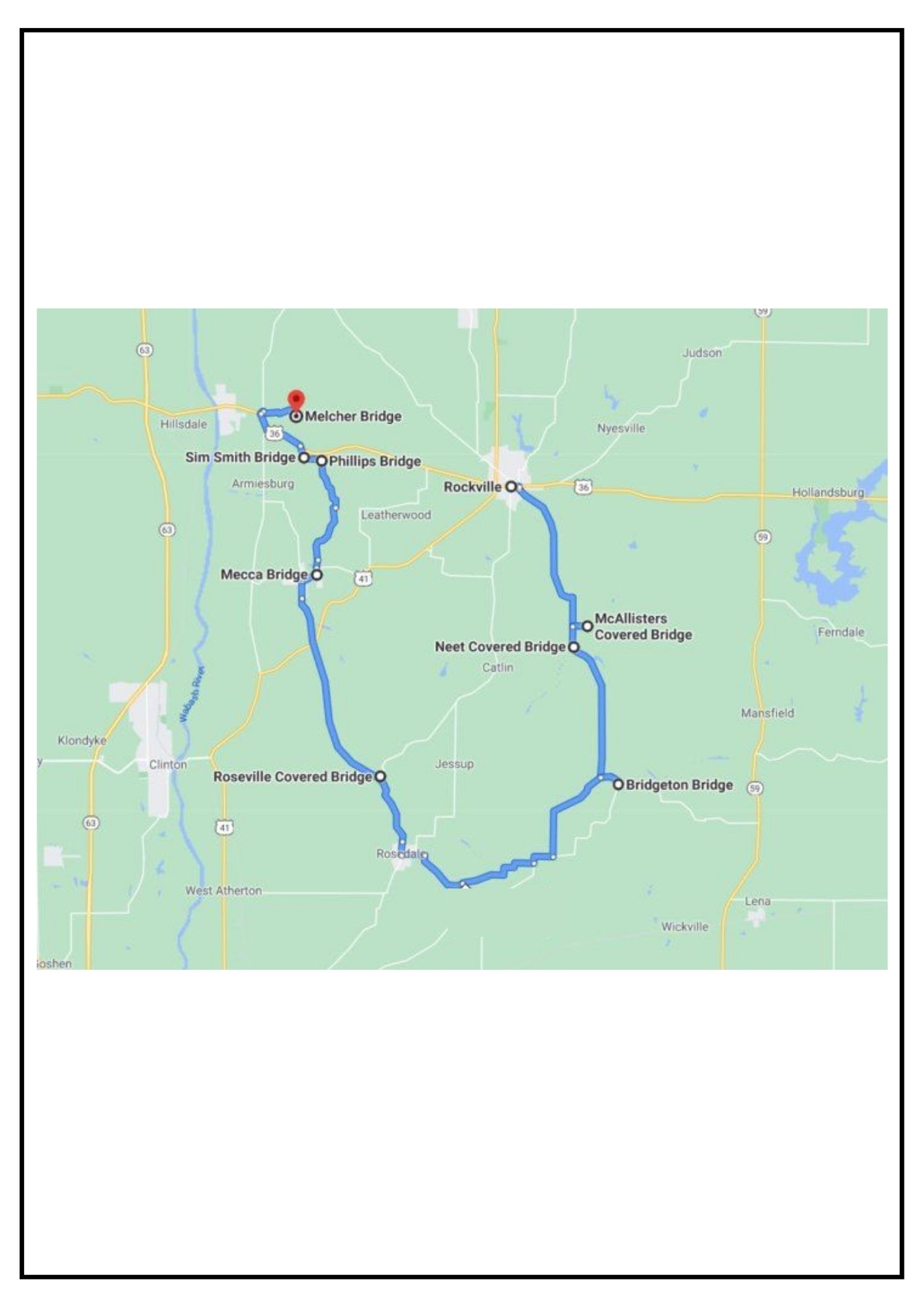 Indiana County Map [Map of Indiana Counties and Cities]